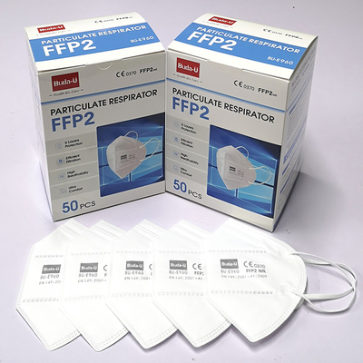 FDA FFP2 면 마스크, 5 층 인공 호흡 장치 마스크, CE0370과 FFP2 보호 마스크