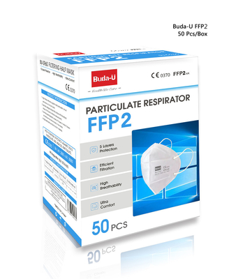 FFP2 면 마스크 미립자 인공 호흡 장치, FFP2 필터링 반면마스크, 1 PC 팩 또는 10 PC는 50 PC /Box를 쌉니다
