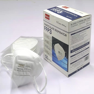 부직물 면 마스크, 일회용 얼굴 마스크, FFP3 방진 마스크, FFP3 미립자로 된 인공 호흡 장치 CE0370, FDA