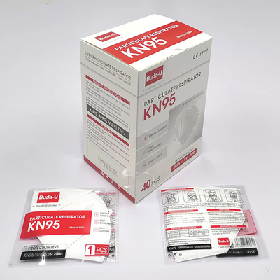 프로텍트아이브 40 PC / 박스를 폴딩시키는 COVID 예방을 위한 FDA 에우아섬 KN95 면 마스크