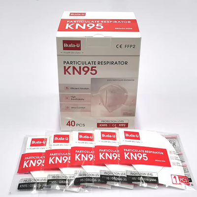에우아섬은 KN95 인공 호흡 장치 마스크 GB2626-2019 표준백색 40 PC를 승인했습니다