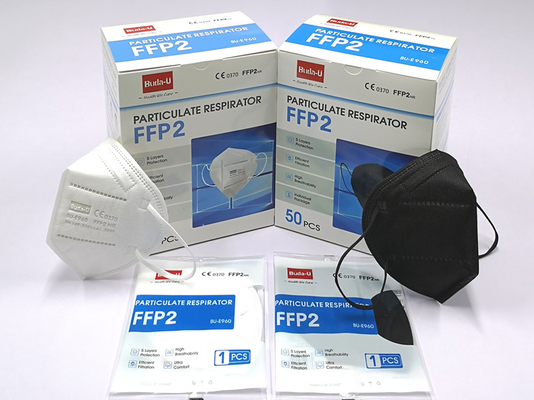 PPE 규정과 BU-E960 FFP2 NR 면 마스크 내부 노즈 클립