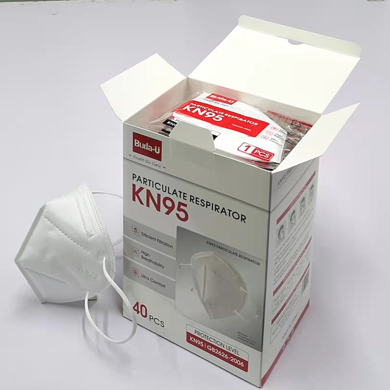 FDA 에우아섬 기록되 5 층 KN95 미립자 인공 호흡 장치 40 PC